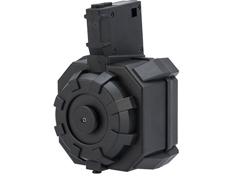Angel Custom 2000 Round "BLOK" Thunderstorm Airsoft AEG Drum Electric Mag
